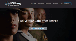 Desktop Screenshot of militaryjobnetworks.com